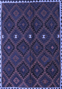 Oriental Blue Traditional Rug, con1683blu