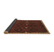 Sideview of Oriental Brown Traditional Rug, con1683brn