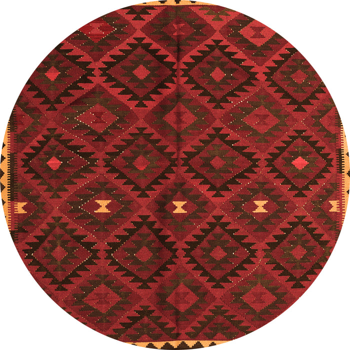 Machine Washable Oriental Orange Traditional Area Rugs, wshcon1683org