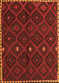 Oriental Orange Traditional Rug, con1683org