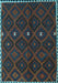 Oriental Light Blue Traditional Rug, con1683lblu