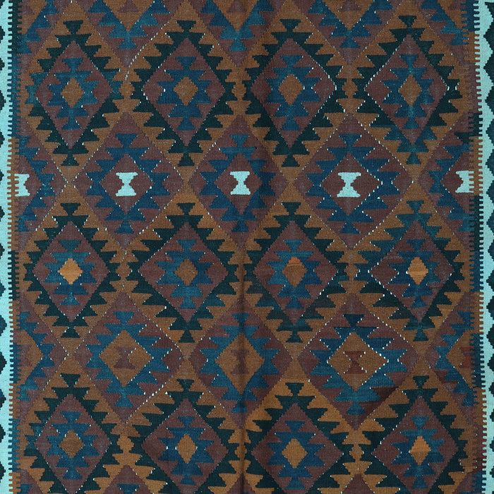 Oriental Light Blue Traditional Rug, con1683lblu