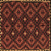 Square Oriental Brown Traditional Rug, con1684brn