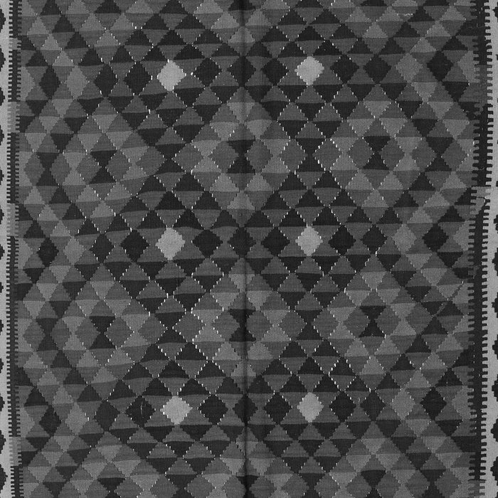 Serging Thickness of Machine Washable Oriental Gray Traditional Rug, wshcon1684gry