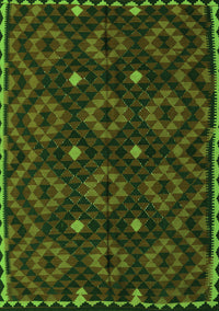 Oriental Green Traditional Rug, con1684grn