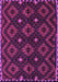 Machine Washable Oriental Purple Traditional Area Rugs, wshcon1684pur