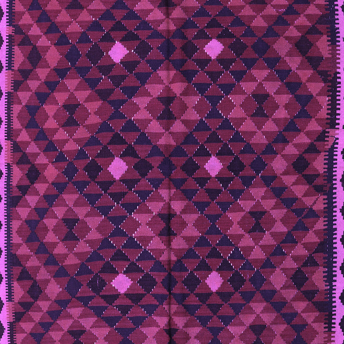 Machine Washable Oriental Purple Traditional Area Rugs, wshcon1684pur