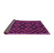 Sideview of Oriental Purple Traditional Rug, con1684pur