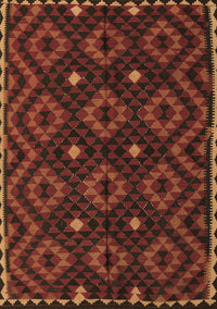 Oriental Brown Traditional Rug, con1684brn