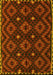 Oriental Yellow Traditional Rug, con1684yw