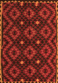 Oriental Orange Traditional Rug, con1684org