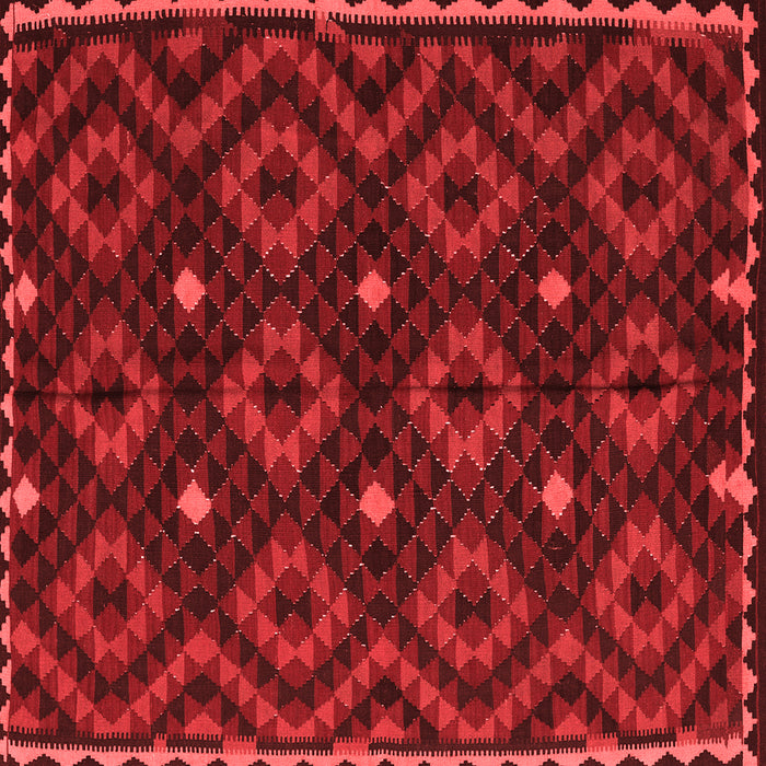 Machine Washable Oriental Red Traditional Rug, wshcon1684red