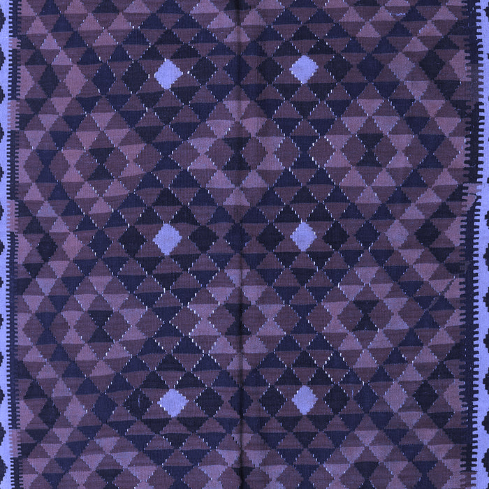 Machine Washable Oriental Blue Traditional Rug, wshcon1684blu