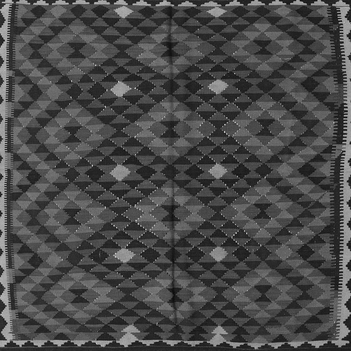 Serging Thickness of Oriental Gray Traditional Rug, con1684gry