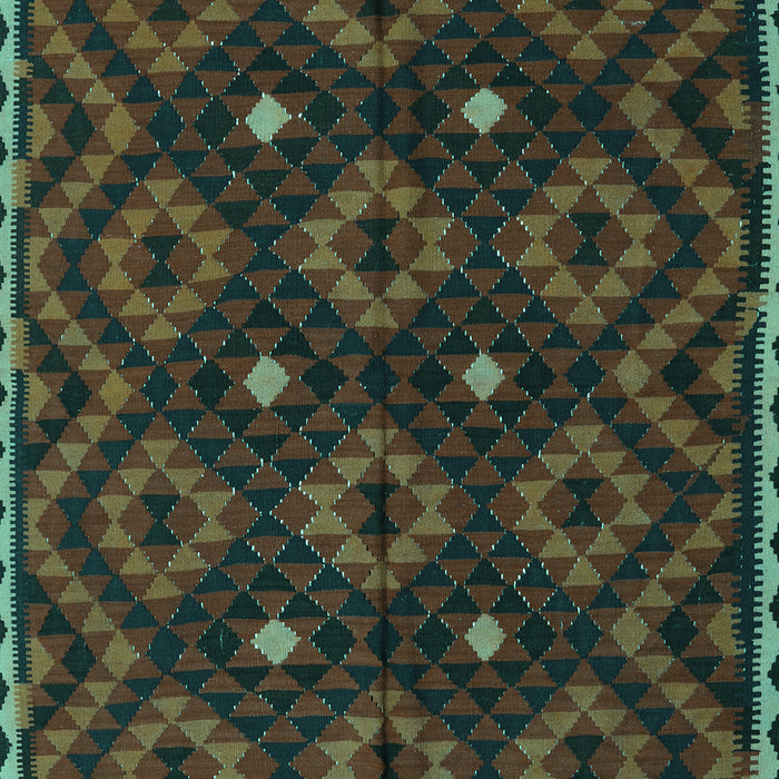 Oriental Turquoise Traditional Rug, con1684turq