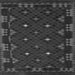 Serging Thickness of Southwestern Gray Country Rug, con1685gry