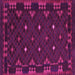 Square Southwestern Pink Country Rug, con1685pnk