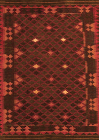 Southwestern Orange Country Rug, con1685org