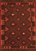 Southwestern Orange Country Rug, con1685org