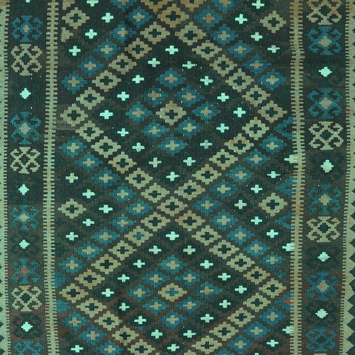 Southwestern Turquoise Country Rug, con1686turq