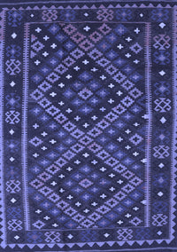 Southwestern Blue Country Rug, con1686blu