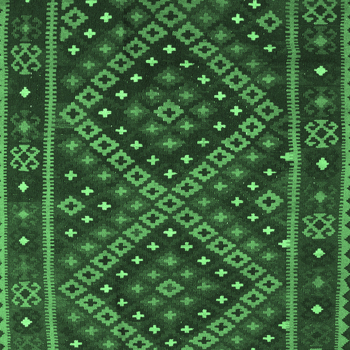 Southwestern Emerald Green Country Rug, con1686emgrn