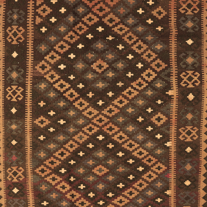 Southwestern Brown Country Rug, con1686brn
