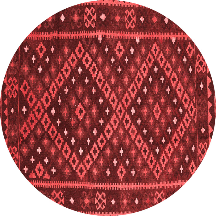 Machine Washable Southwestern Red Country Rug, wshcon1686red