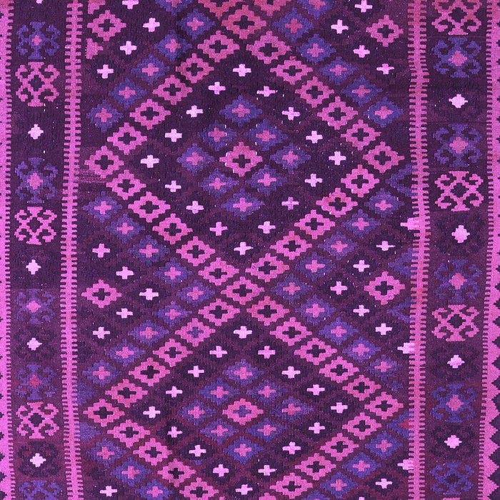 Machine Washable Southwestern Purple Country Area Rugs, wshcon1686pur
