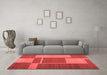 Contemporary Red Washable Rugs