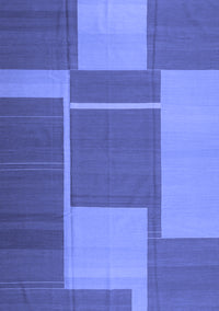 Abstract Blue Contemporary Rug, con1687blu