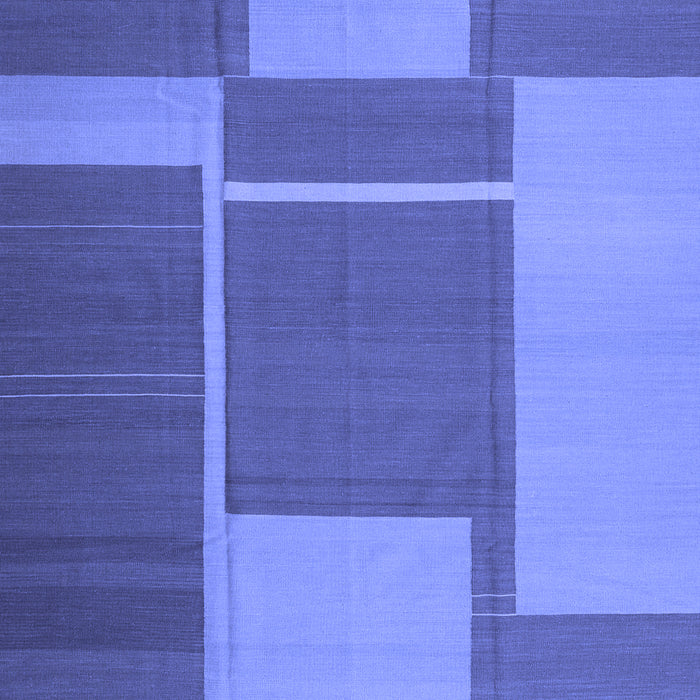 Machine Washable Abstract Blue Contemporary Rug, wshcon1687blu