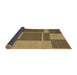 Sideview of Abstract Brown Contemporary Rug, con1687brn