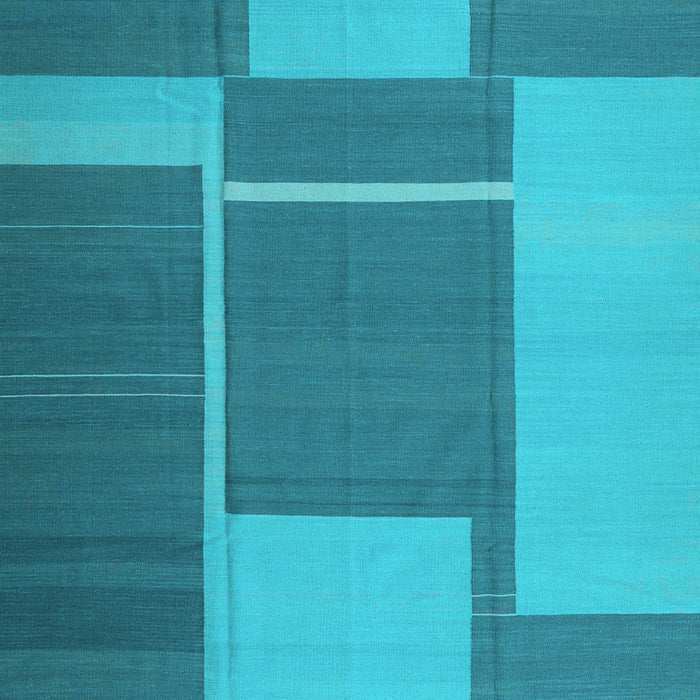 Abstract Light Blue Contemporary Rug, con1687lblu