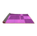 Sideview of Abstract Pink Contemporary Rug, con1687pnk