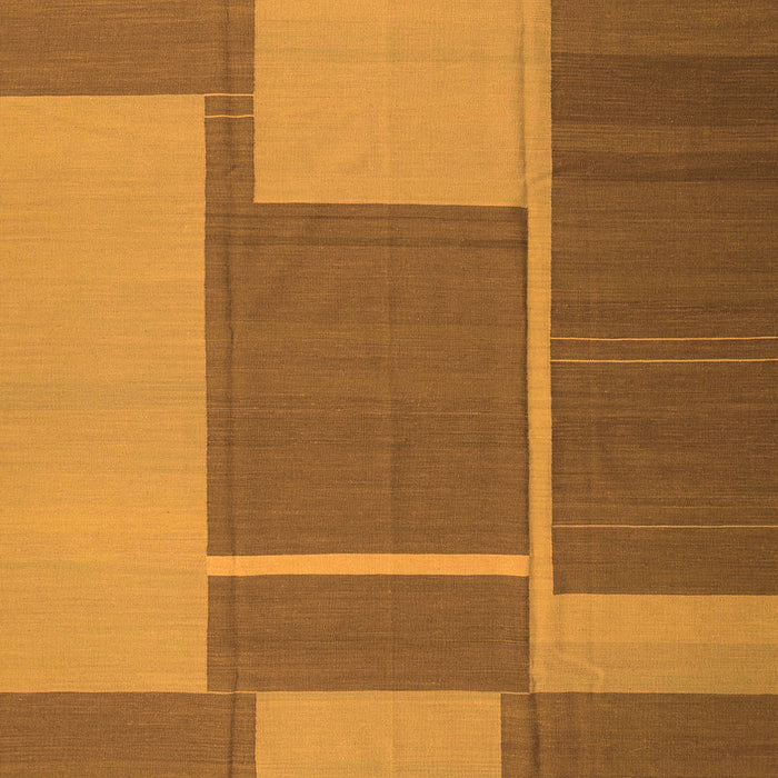 Abstract Orange Contemporary Rug, con1687org