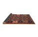 Thickness of Contemporary Saffron Red Oriental Rug, con1688