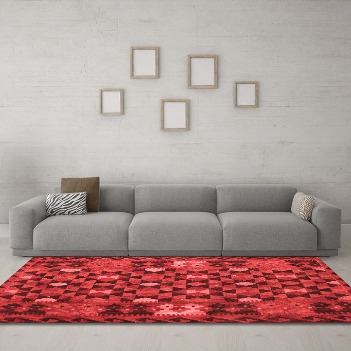 Traditional Red Washable Rugs