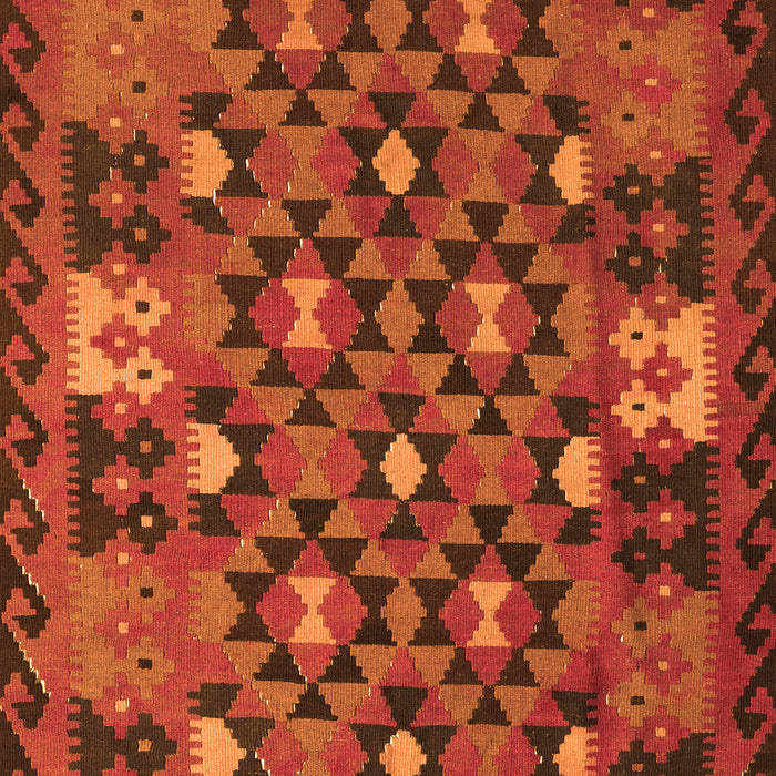 Oriental Orange Traditional Rug, con1688org
