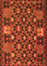 Serging Thickness of Machine Washable Oriental Orange Traditional Area Rugs, wshcon1688org