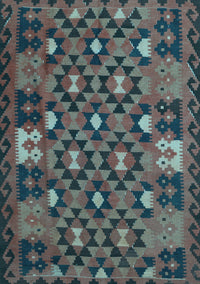 Oriental Light Blue Traditional Rug, con1688lblu