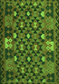 Oriental Green Traditional Rug, con1688grn