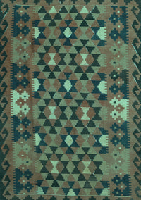 Oriental Turquoise Traditional Rug, con1688turq