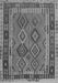 Southwestern Gray Country Rug, con1689gry