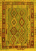 Southwestern Yellow Country Rug, con1689yw