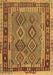 Southwestern Brown Country Rug, con1689brn