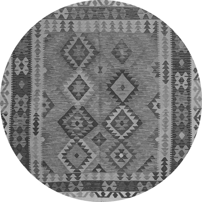 Square Southwestern Gray Country Rug, con1689gry