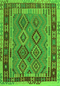 Southwestern Green Country Rug, con1689grn