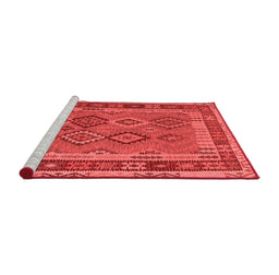 Country Red Washable Rugs