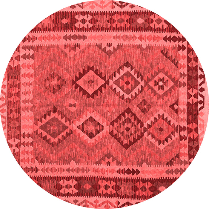 Machine Washable Southwestern Red Country Rug, wshcon1689red